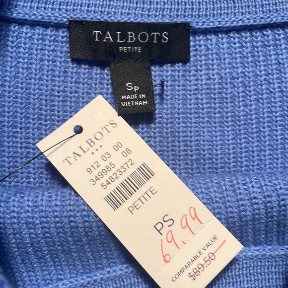 Talbots Sweater Womens Small Petite Cowl Neck Sweater - Picture 3 of 4